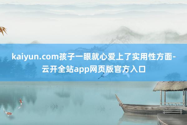 kaiyun.com孩子一眼就心爱上了实用性方面-云开全站app网页版官方入口